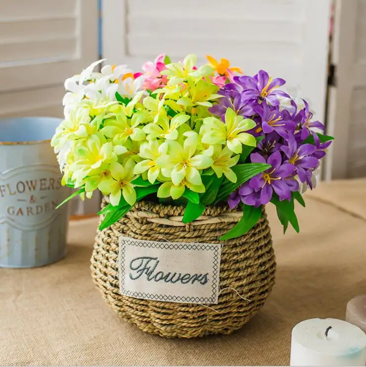 1pcs Artificial Flower silk Flowers little lily daffodil Simulation