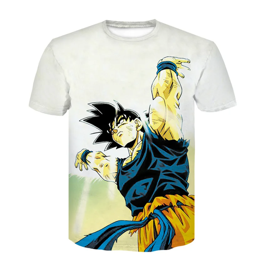 

Dragon Ball Z Goku T-shirt Men 3D print hoodies Printed Sweatshirts Dragonball Z Super Saiyan Son Goku 3D print dress