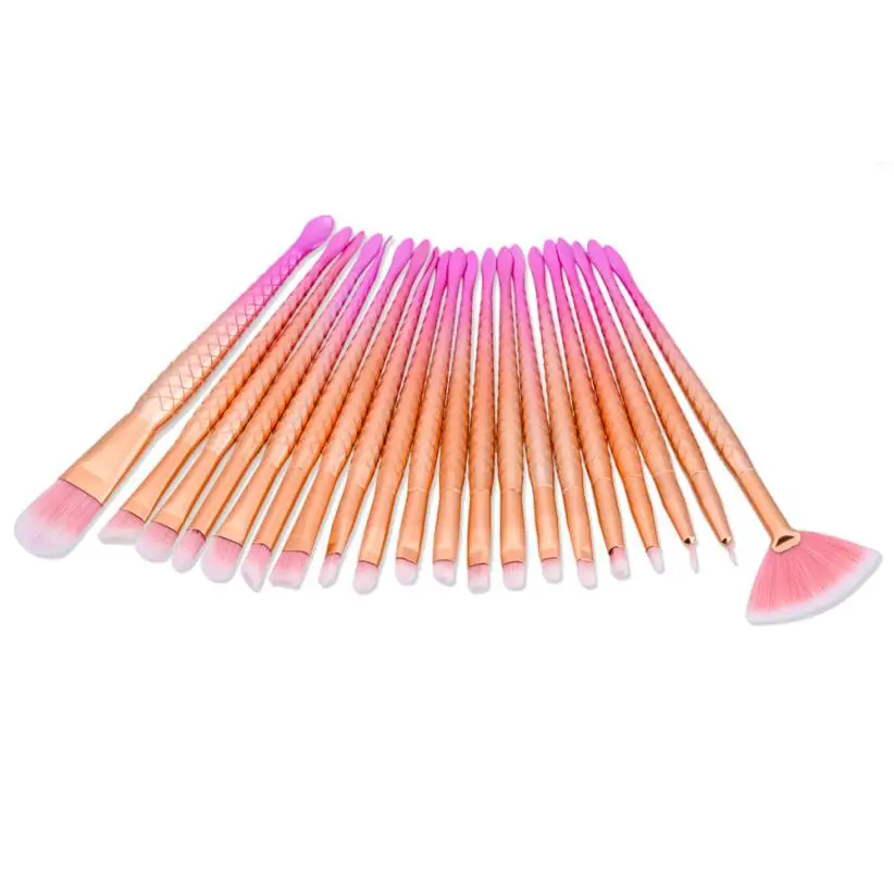 

20Pcs Blending Pencil Foundation Eye shadow Makeup Brushes Eyeliner Brush 2017 Cosmetic Brush maquiagem Sep 21