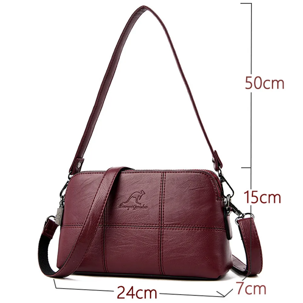  2019 High Quality Leather Luxury Handbags Women Bags Designer Messenger Shoulder Crossbody Bags For - 33040537483