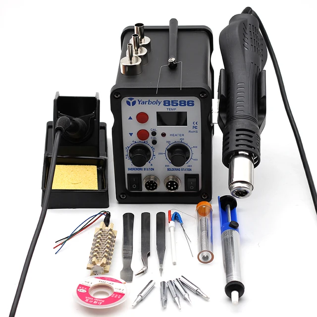 Elemento Riscaldante Ceramica Per Stazione Saldatura Aria Calda 858D, 850A, 8018, 8586