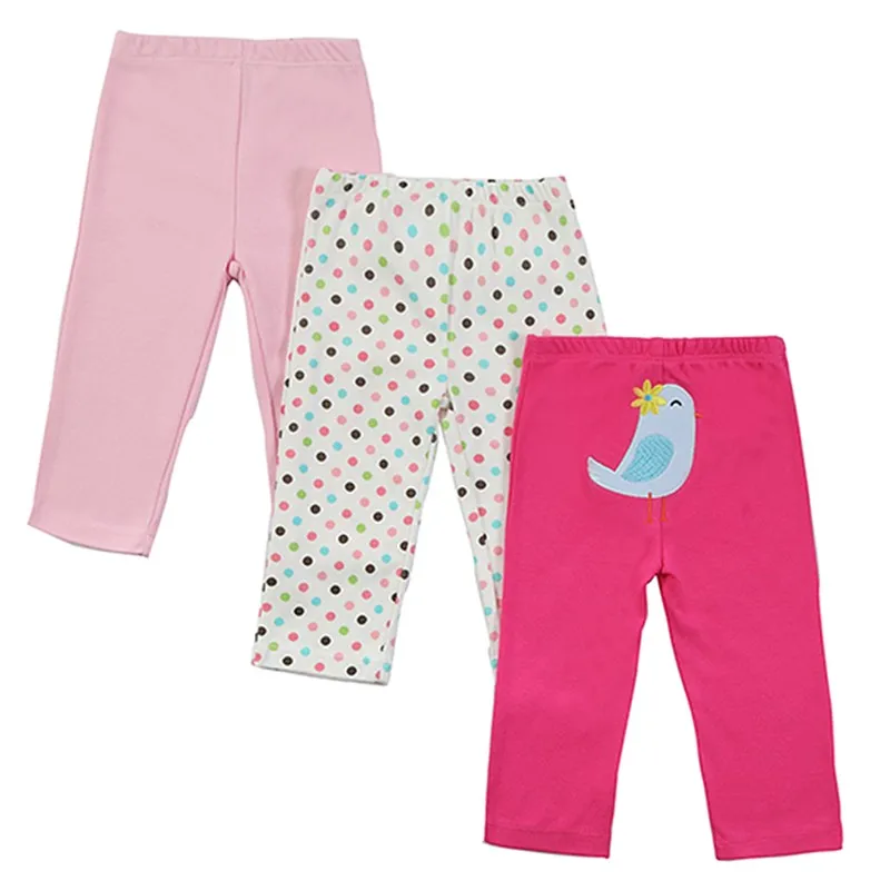 15302 New 2016 Baby Boys Girls 3pcspack Embroidered Animals PP Pants Carter's Baby Leg Warm 100% Cotton Trousers Infant Clothing