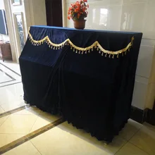 1 комплект Пылезащитная Высококачественная Золотая Бархатная чехол для пианино с крышкой стула KQ 007