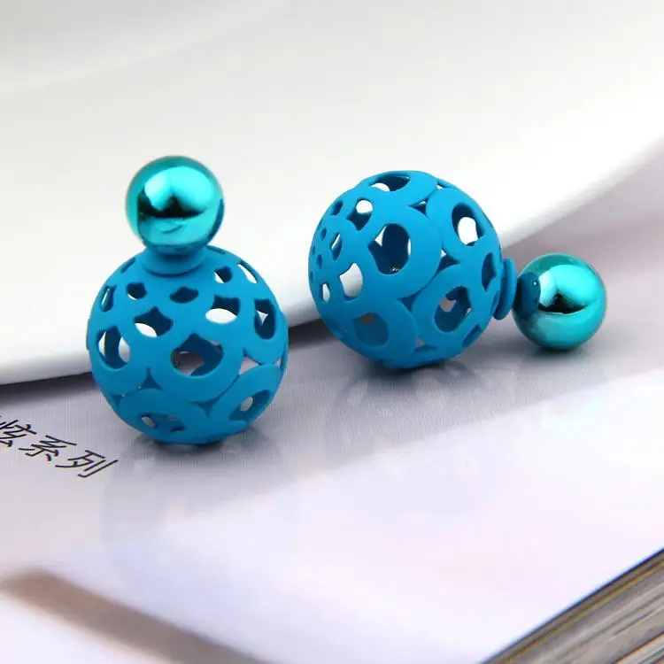 Pearl Stud Earrings for Women New Design Elegant Fashion Jewelry 1 Color Double Side Pierced Crystal Earings. Pearl Stud Earrings for Women New Design Elegant Fashion Jewelry 1 Color Double Side Pierced Crystal Earings.
