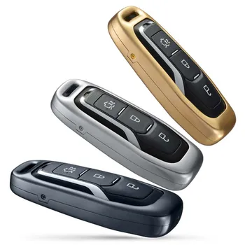 

3D Aluminum Alloy Car Key Case Key Cover case Smart Key Shell For Ford Mondeo EDGE EcoBoost exploror mustang MKC MKS