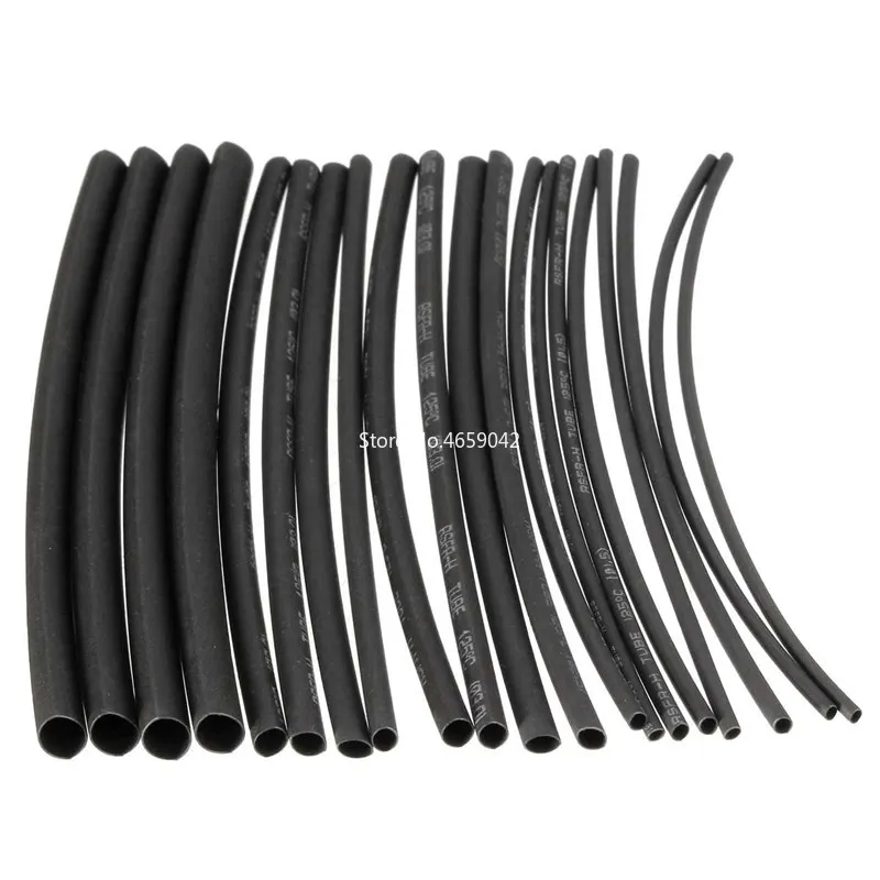 

20pcs 100mm Black Color 2:1 Polyolefin H-type Heat Shrink Tubing Tube Sleeving 5 Specifications 1mm 2mm 3mm 4mm 5mm