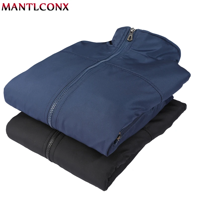 MANTLCONX зимняя куртка мужская брендовая повседневная мужская куртка и пальто толстая Мужская Верхняя одежда куртка мужская одежда флисовые Утепленные Пальто
