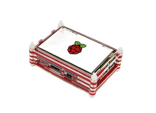 Новый 3 5 дюймов ЖК дисплей комплект сенсорного экрана с чехол для Raspberry Pi B