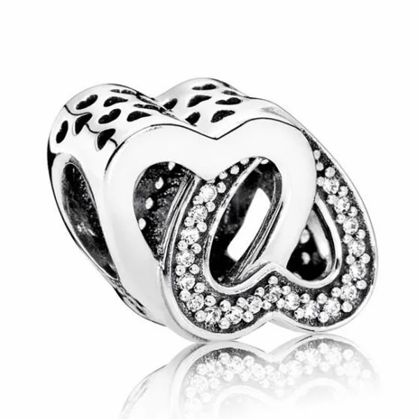 

Punk Maxi Big Statement Crystal Hearts Flowers Key Simulated Pearl Beads Charms Fit Pandora Bracelets Necklaces for Women DIY
