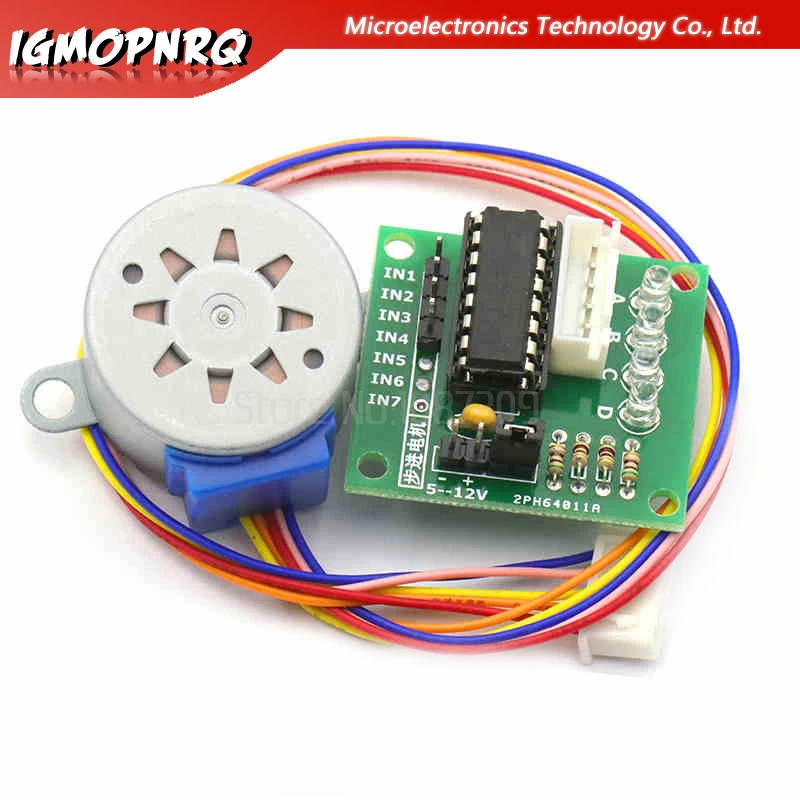 

1pcs 5V 4 Phase Stepper Step Motor + Driver Board ULN2003 with drive Test Module Machinery Board