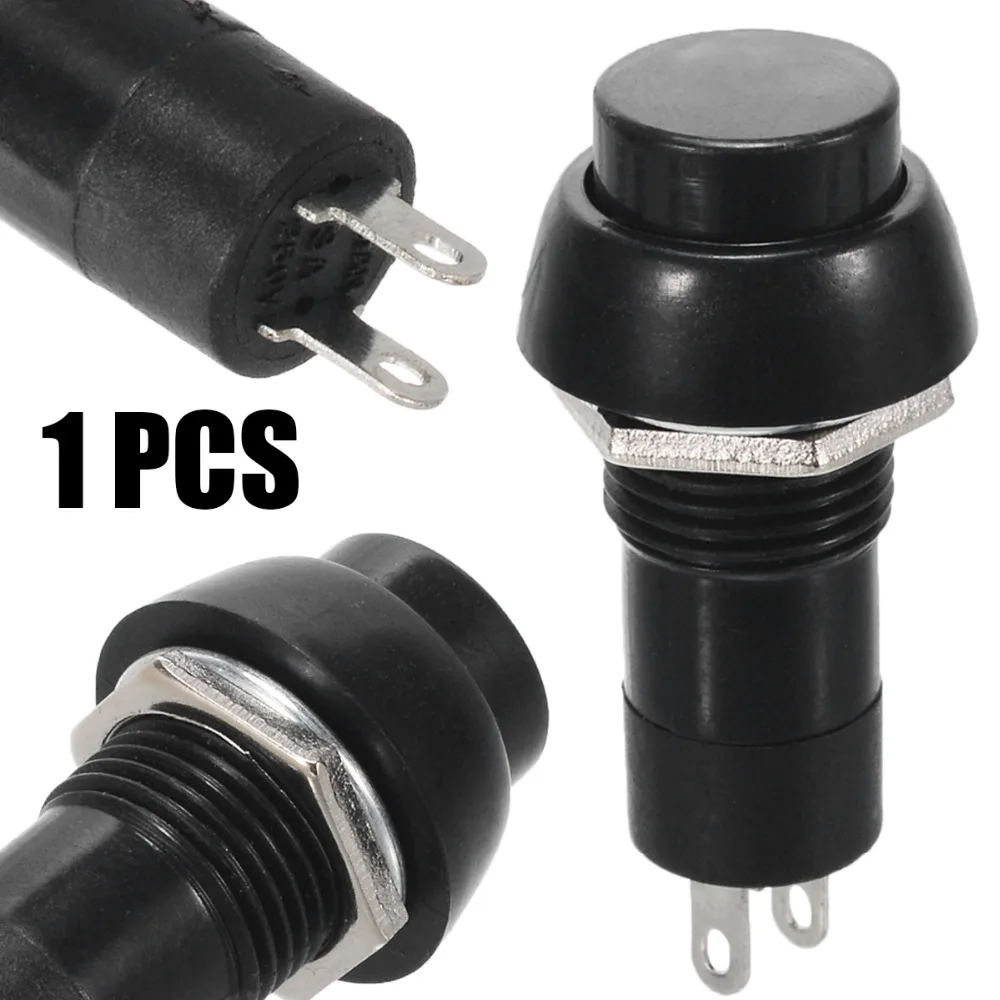

DC 12V/250V 1A/20A Car Dashboard Boat SPST On-Off Momentary Push Button Switches Self Return Momentary Push Button Switch