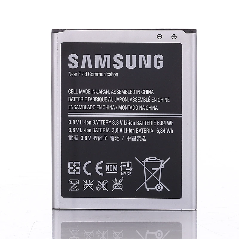 bateria SAMSUNG 100% Original Battery Replacement Rechargeable B105BE 1800mAh For Samsung GALAXY Ace 3 S7272c S7275 S7278 S7260