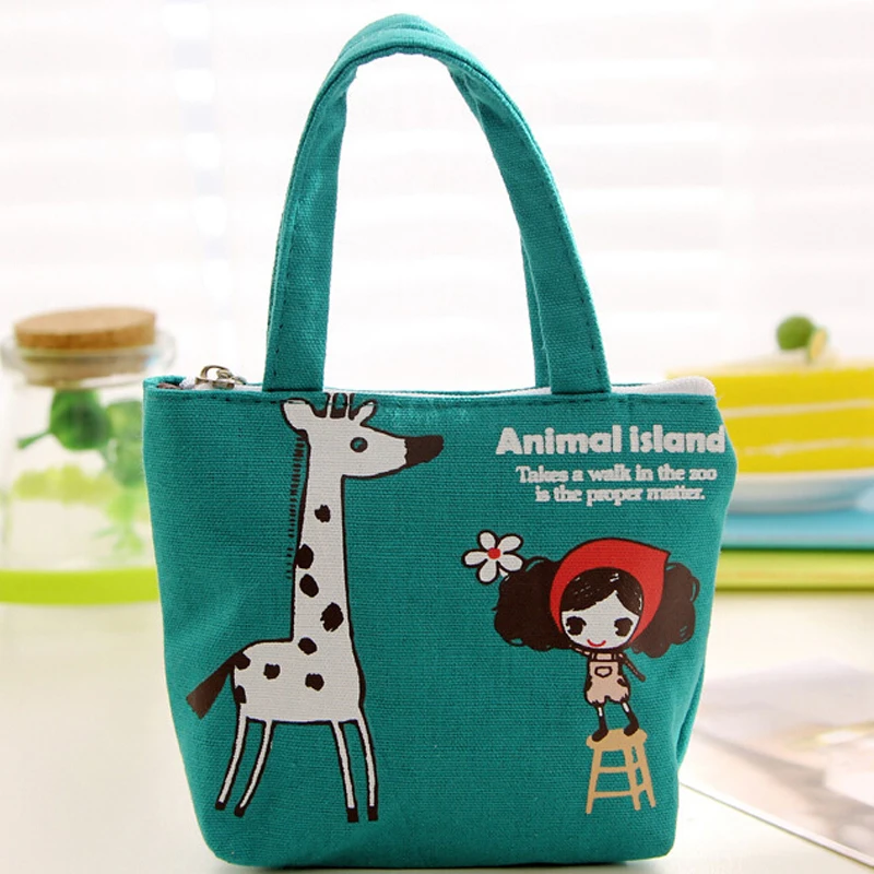 Pula new casual cute Korean girls small bag storage bag creative zipper