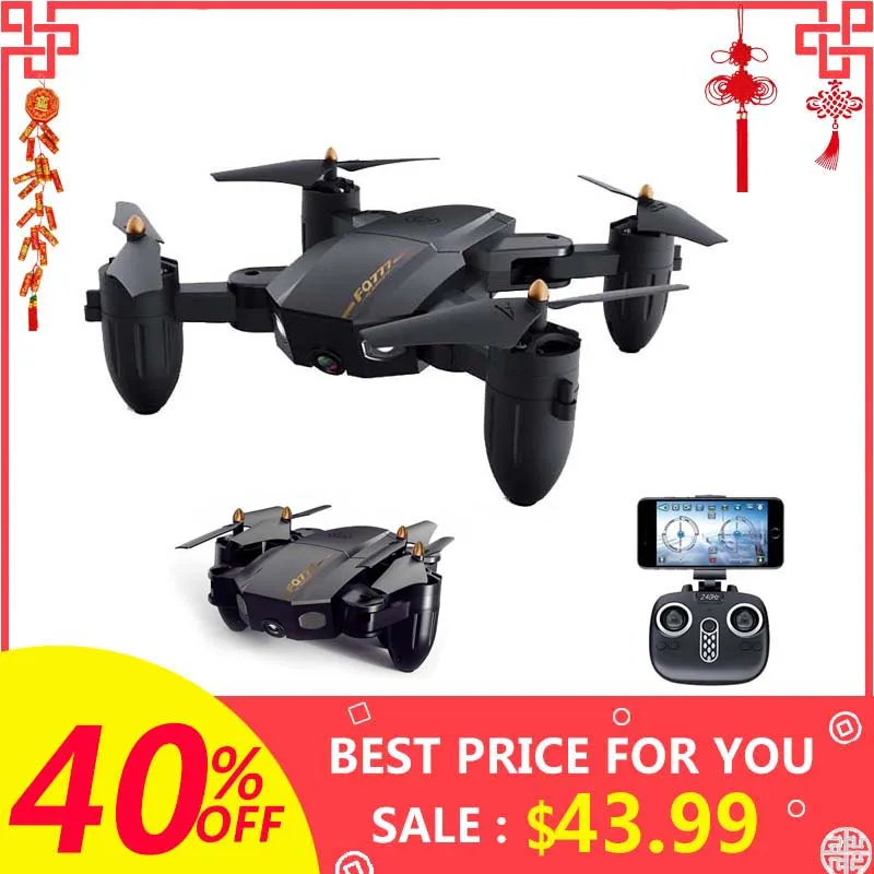 

Mini Drone Wifi FPV With HD Camera High Hold Foldable Arm Remote Control RC Quadcopter Drone Headless Mode Toys for Boys Kids #E