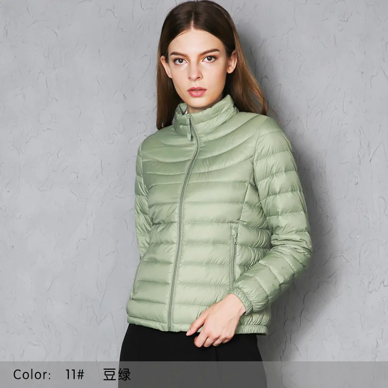 Newest thin women's down jacket women winter short coat plus 3XL size