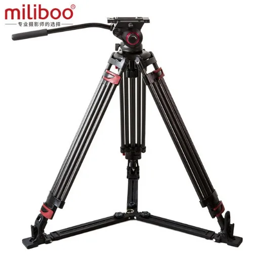 Miliboo MTT609A профессиональная сверхмощная гидравлическая головка шаровой штатив камера для видеокамеры/DSLR Поддержка видео штатив нагрузка 15 кг мА - Цвет: MTT609B carbon fiber