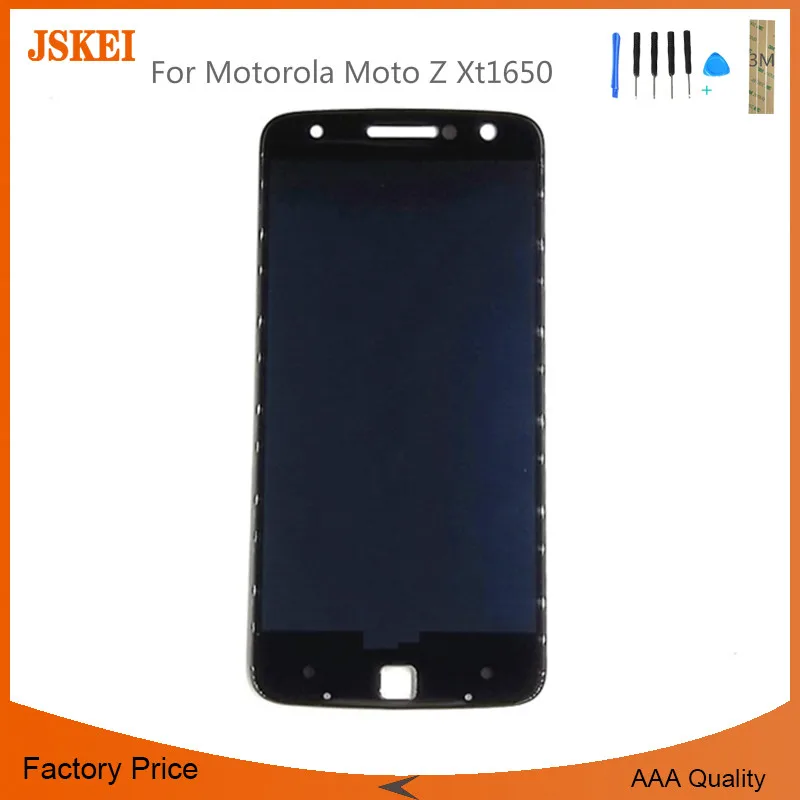 

100% Tested For Motorola Moto Z Xt1650 5.5" 2560x1440 LCD Display With Touch Screen Digitizer Replacement With Tools