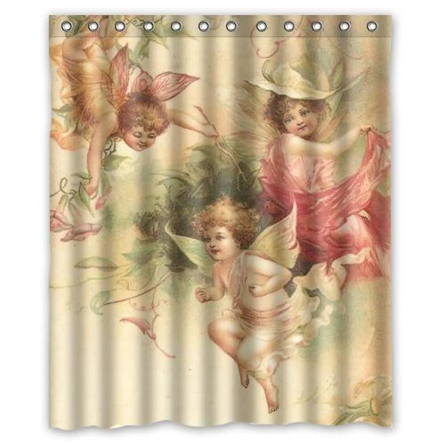 

Carry Me Go Elegant Sacred Beautiful Angel Custom Shower Curtain Bathroom Decor