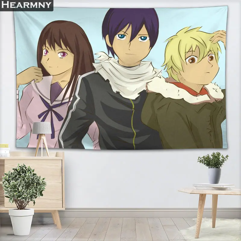 HEARMNY Noragami гобелен настенный Декор гобелен шоу кусок для украшения дома палатка для кемпинга путешествия спальный коврик - Цвет: 16