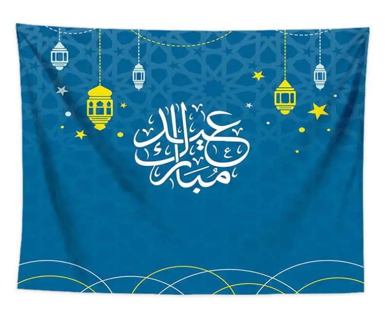 Techome чудесный Арабский исламский Eid al-Fitr стиль гобелен коридор декоративные брезент Печатный фон ткань настенный Декор