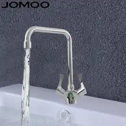 Хромированный водопроводный кран JOMOO силиконовый латунный кухонный кран 360 градусов вращение кран с лошадьми кухонные аксессуары