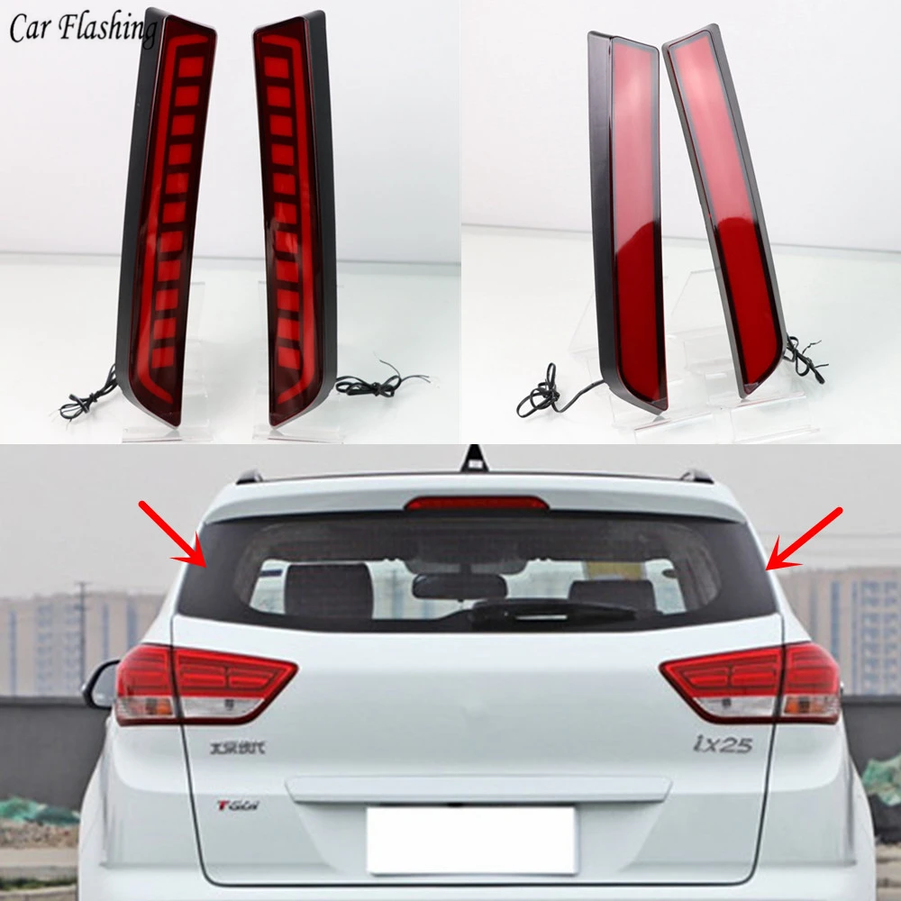 

Car flashing Rear Trunk Lamp Braking lights Driving Lights rear fog lamp For Hyundai IX25 Creta 2014 2015 2016 2017 2018 2019