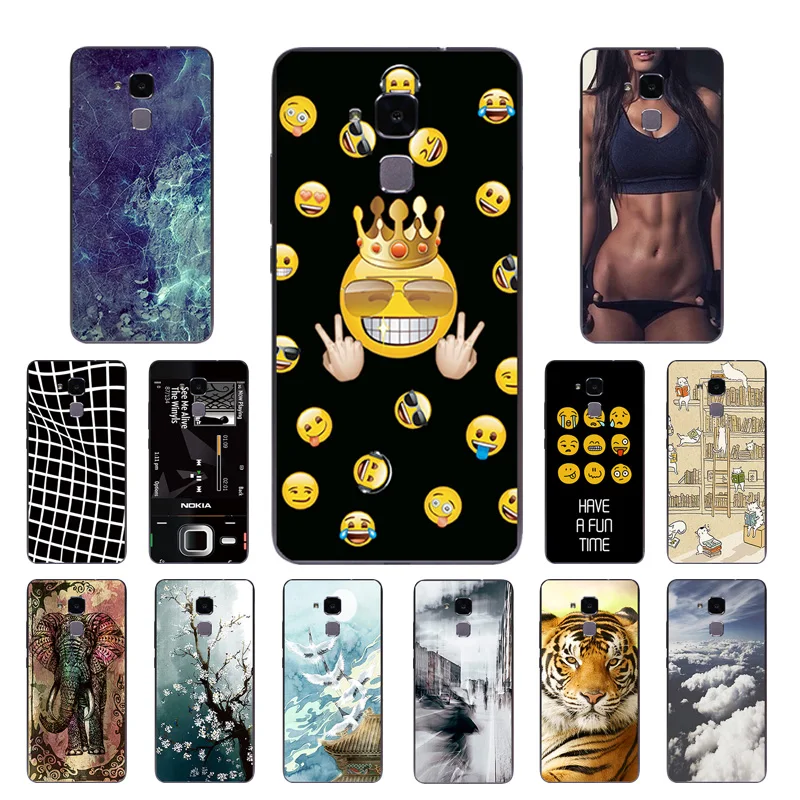 

for Huawei Honor 5C / 7 Lite / GT3 5.2" Soft Silicon Case Expression Printing for Huawei Honor 5 C Back Phone Cases Cover