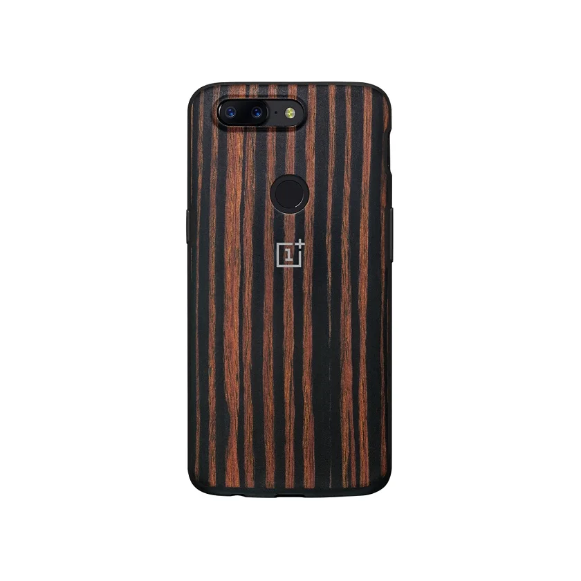 Официальный oneplus 5T бампер чехол задняя крышка Karbon из палисандра или эбенового дерева дерево круглый защитный чехол oneplus 5t