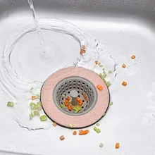 Кухонный фильтр канализационного фильтра дренажный силиконовый сильный присосок ванная раковина инструмент для волос слив в ванной дренаж для раковины