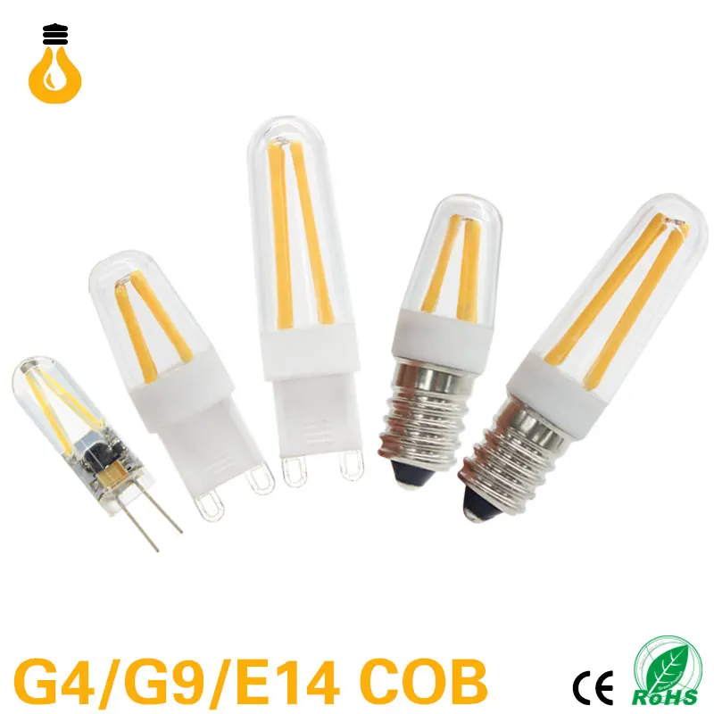 

2016 G4 G9 LED Lamp LED Bulb 2W 4W AC/DC 12V 220V LED Light Dimmable 360 Beam Angle Chandelier Lights Replace Halogen Lamps