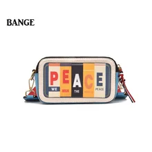 BANGE Летняя женская мини-сумка-мессенджер с принтом в виде коробки мира дорожные нагрудные сумки для женщин Bolsos Mujer Mochila Feminina sac a основной
