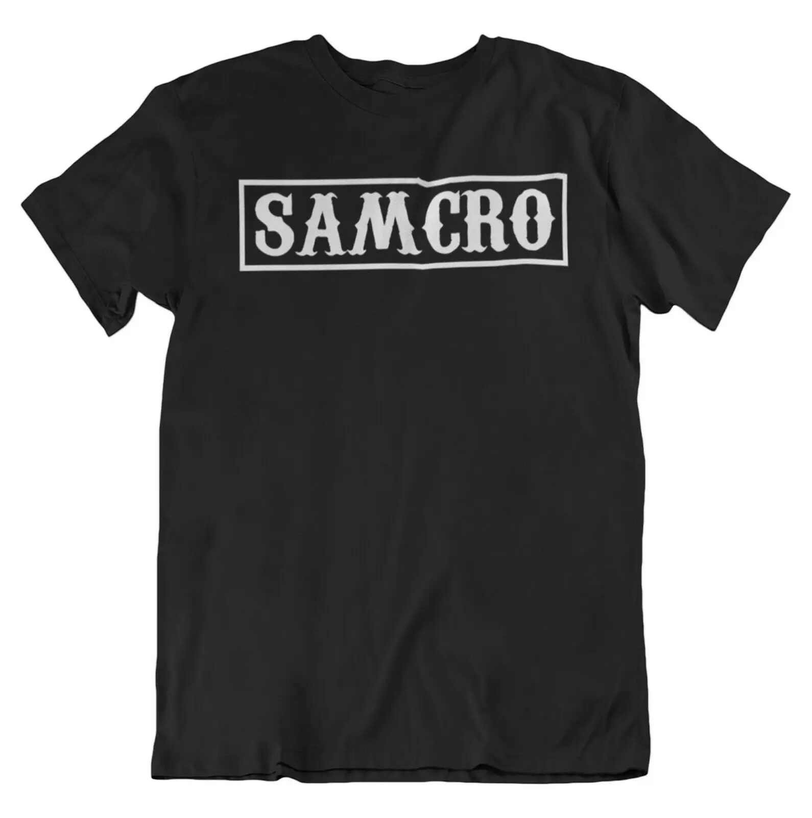SAMCRO BLOCK Sons Of anarchia Inspired Мужская футболка Топ летняя модная уличная Camiseta Masculina хлопковая футболка - Цвет: Черный