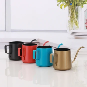

Hand coffee pot hanger ear mouth fine mini household drip filter equipment equipment thick 304 stainless steel Coffee Makers