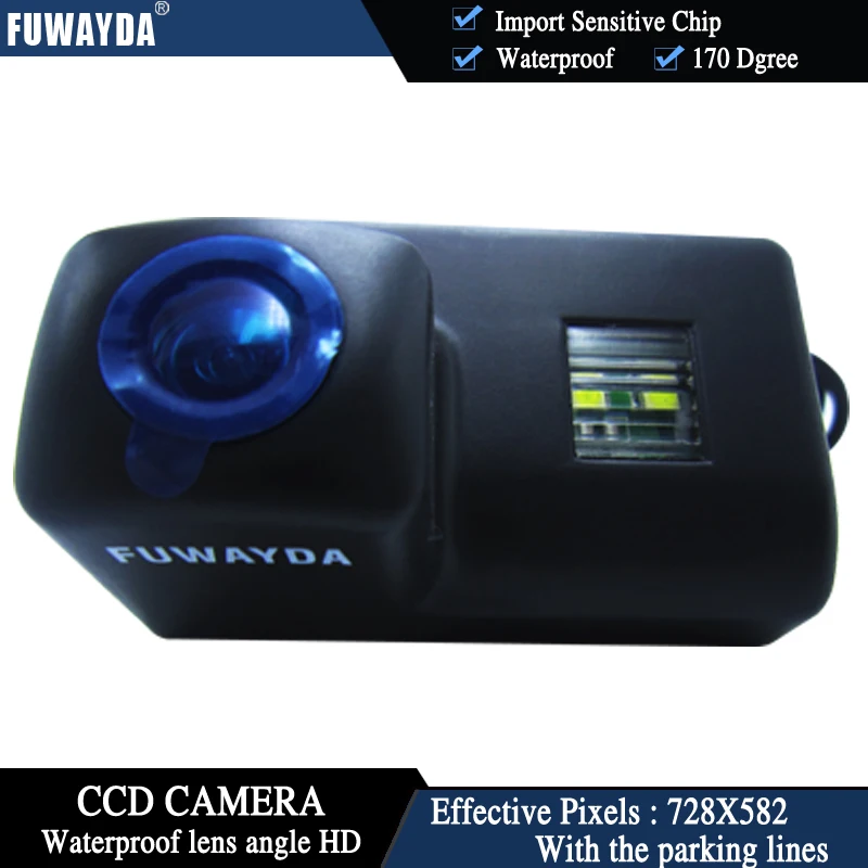 Автомобильная камера заднего вида FUWAYDA CCD для Peugeot 206 207 306 307 308 406 407 5008 PartnerTepee + 4 3