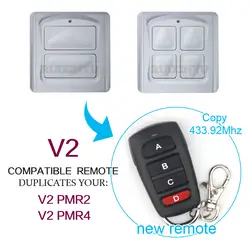 Скопируйте V2 pmr2, V2 pmr4, 433.92 мГц пульты Universal Remote Control Электрический двери гаража дистанционного управления