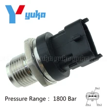 100 Test Fuel Rail High Pressure Sensor Common Injection Regulator Sender For CHEVROLET CAPTIVA EPICA 2