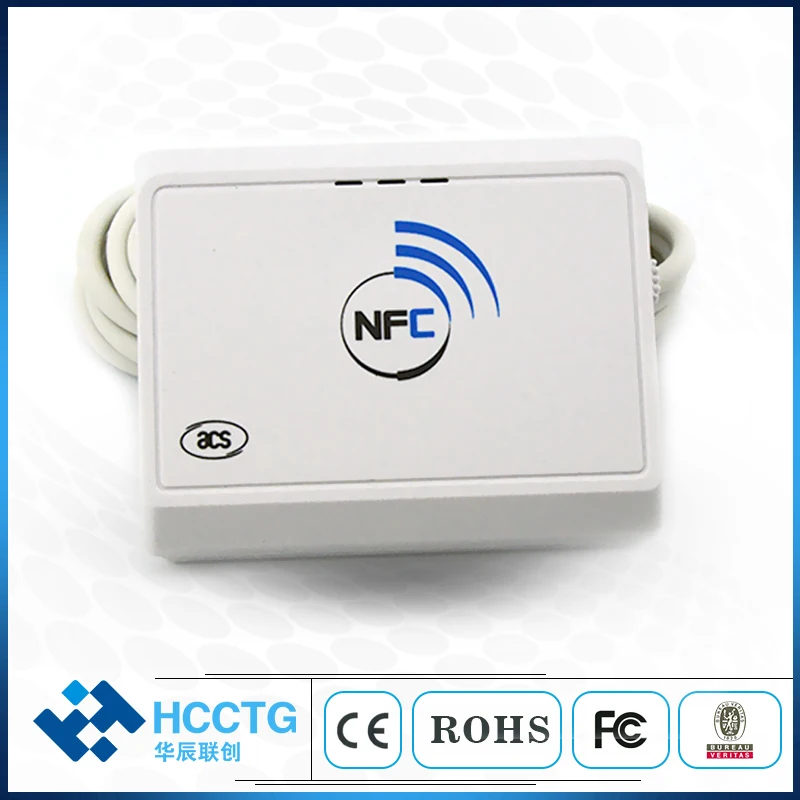 Мобильная точка продажи небольшой NFC Bluetooth MPOS с считывателем смарт-карт ACR1311U-N2