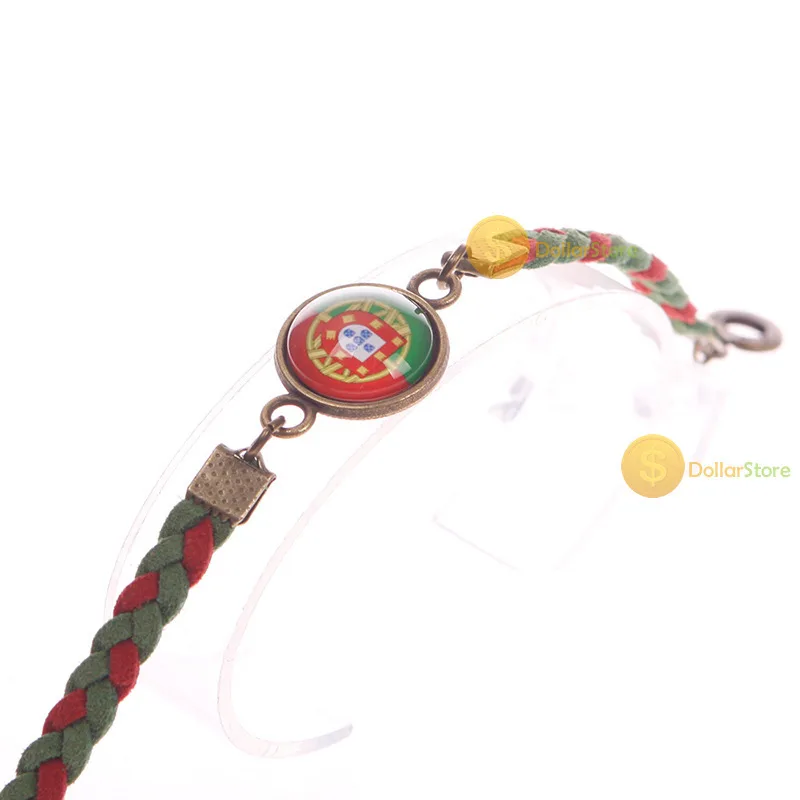 DollarStore buyable 1pcs Sport Brazil Football Soccer Country Flag Wristband Bracelet 01 Excellent new |