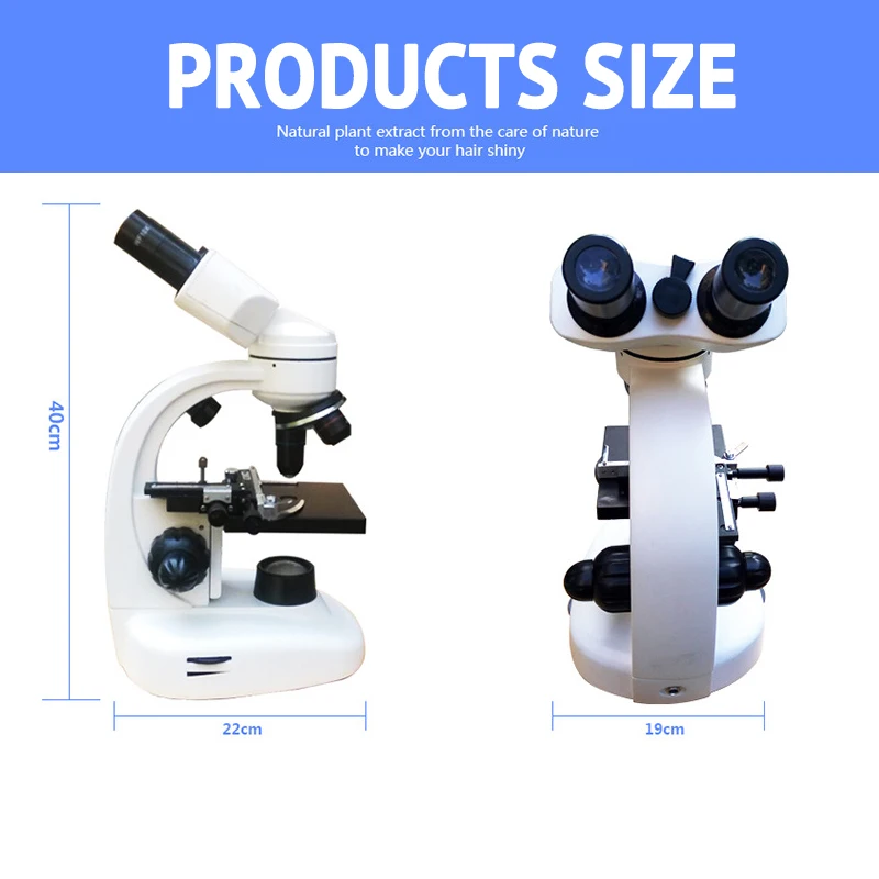  New Style Professional Binocular Biological Microscope Biomicroscope For Sperm Culture Teaching and