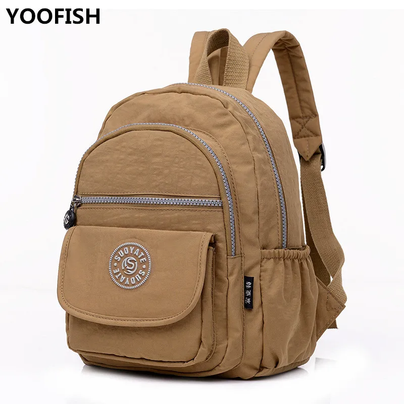 

New Fashion Women's Nylon backpack leisure outdoor waterproof travel backpack school student bag Hot Sales women bag XZ-221.