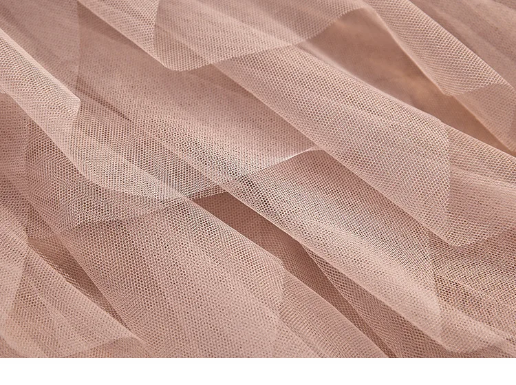 Эластичная талия пачка Женская плиссированная летняя юбка из прозрачной ткани Женская шикарная необычная Свадебная юбка Нижняя юбка для женщин