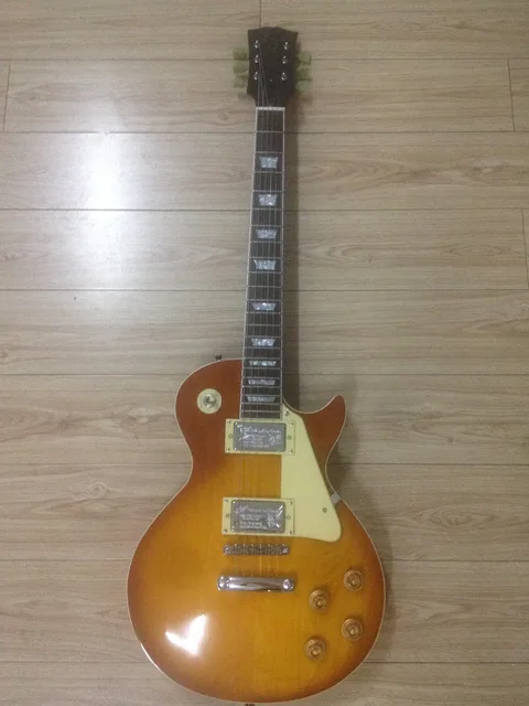 Best price at $274 Cheap Maple top electric guitar