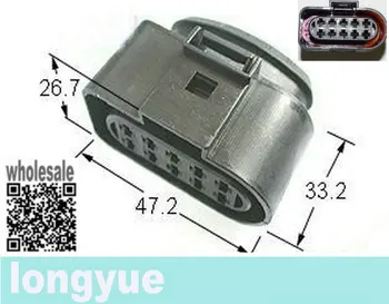 

longyue 10set 10 way Headlight Electrical Plug case for AUDI A6 C5 3.0 VW,Seat, Skoda 1J0973735 1J0 973 735