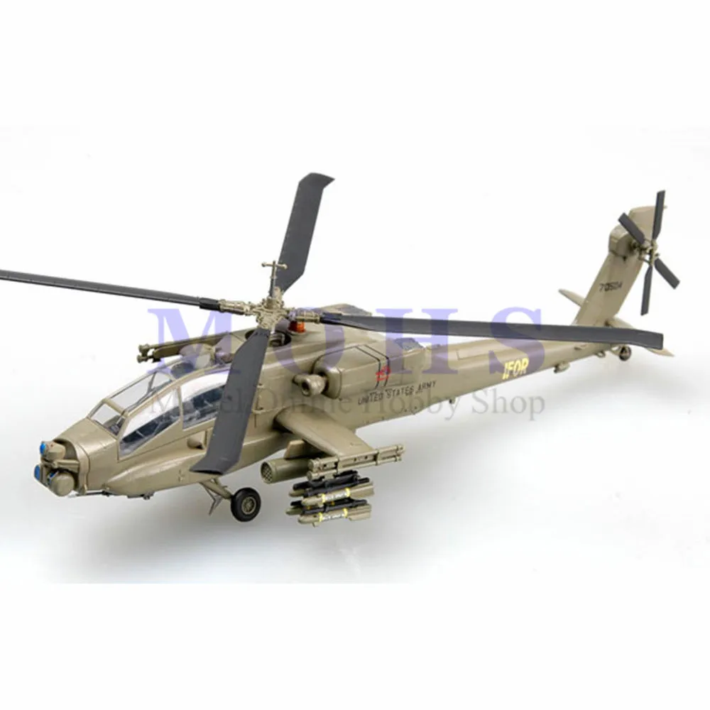 

EASYMODEL scale model 37025 1/72 scale helicopter APACHE AH-64A assembled finished model AH-64A 2-227, Head Hunters US Army