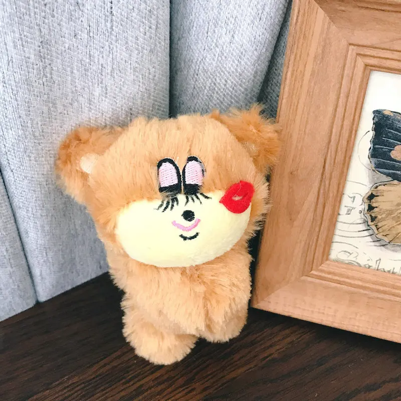 Мини плюшевые игрушки высокого качества коричневый медведь кукла кролик мягкие животные для детей девочка застенчивая красная щека Фокси Румяна Кролик сумка брелок