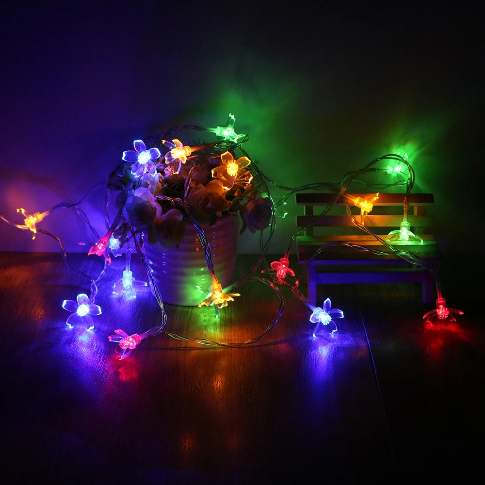 ITimo светодиодный венок лампа праздник Рождество освещения Строки открытый украшения вечерние туалетный Свадебный венок