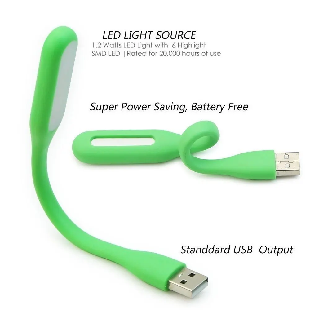 Мини USB светодиодсветильник ламсветильник для чтения 5 В 1 2 Вт 9 цветов|Лампы