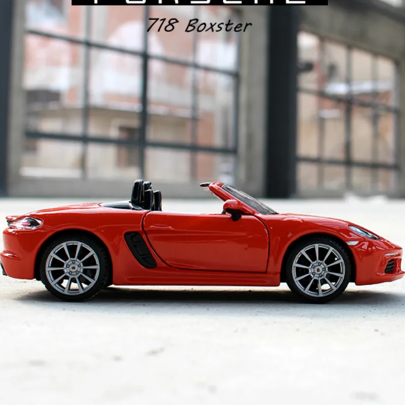 

Collection Die Cast 1:24 Model Cars 1/24 Alloy Simulation Static Super Sports Car Toys for Children gld2 1:24 718 boxster