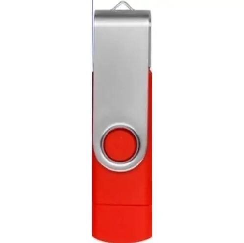 Eansdi USB флэш-накопитель cle usb флеш-накопитель 128 г otg флеш-накопитель USB 2,0 смартфон флеш-накопитель 4/8/16/32/64 ГБ запоминающие устройства подарок - Цвет: Красный