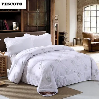 

100% Wool comforter for winter/summer king queen full twin size white/red color quilt/duvet/blanket Filler